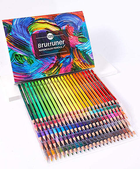 120 Colors Watercolor Drawing Pencil Set
