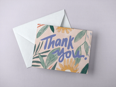 Thank you card by Minny and Paul maker Spoonful of Faith