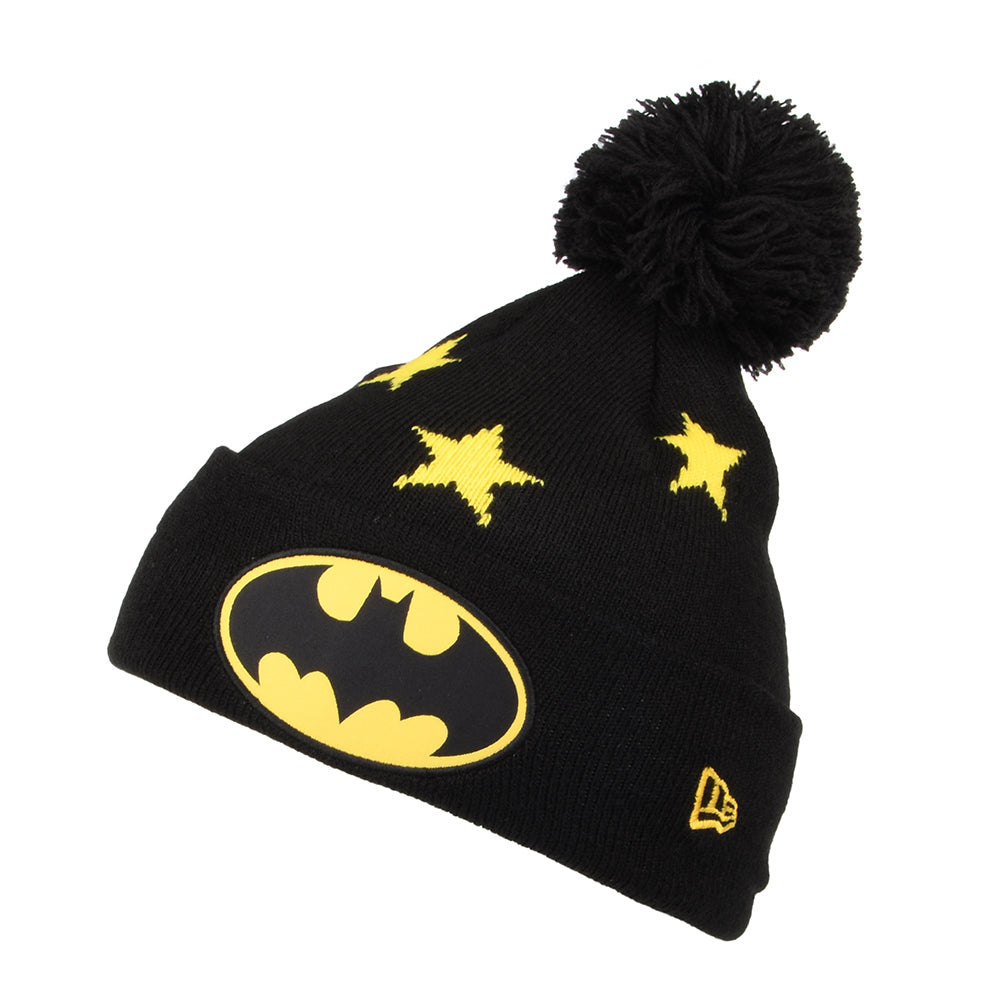 Gorro con pompón Star Batman de New Era - Negro-Amarillo – Sombreros y  Gorras