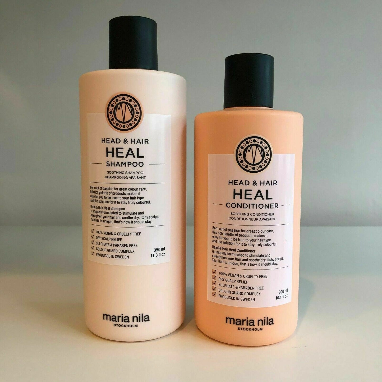 Maria Nila Head Hair Heal Shampoo 11.8 oz & Conditioner 10.1 oz Duo – BeastofallBeauty