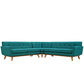 Engage L-Shaped Upholstered Fabric Sectional Sofa EEI-2108