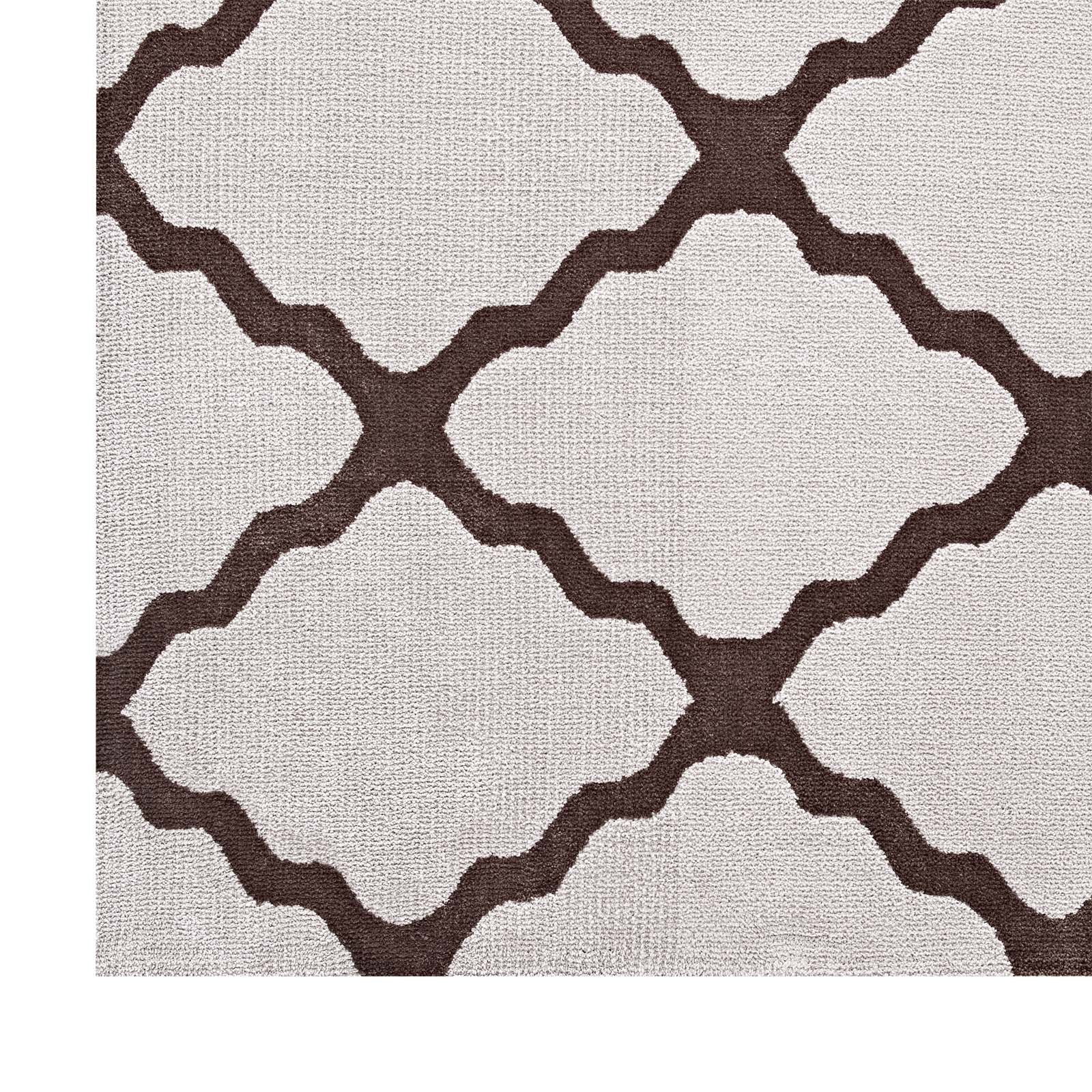 Marja Moroccan Trellis 8x10 Area Rug R-1003-810 Brown and Gray