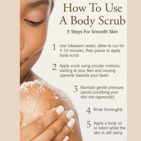 How to Use Body Scrub: A Step by Step Guide