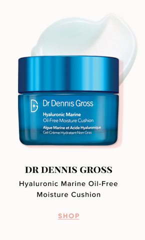 Dr Dennis Gross Hyaluronic Marine Oil-Free Moisture Cushion Moisturisers For Acne Prone Skin breakout bursting moisturisers Fresh Beauty Co.