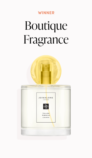 The Boutique Fragrance Winner Jo Malone Yellow Hibiscus Cologne Spray Best in beauty 2021 Fresh Beauty Co. Skincare Makeup Hair Care Fragrances