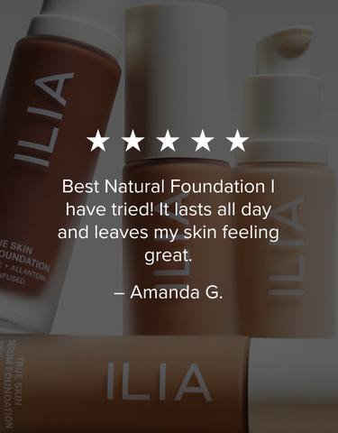 BEST FOUNDATION  ILIA  Silky, breathable foundation that melts in and moves with you, seamlessly blending and building for skin that looks like skin. True Skin Serum Foundation
