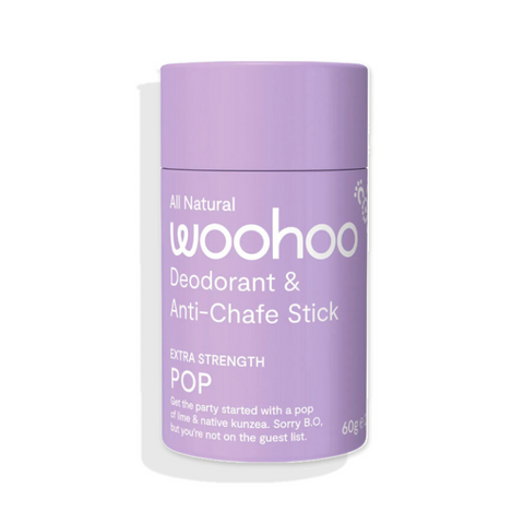 Woohoo Body Deodorant & Anti-Chafe Stick Pop