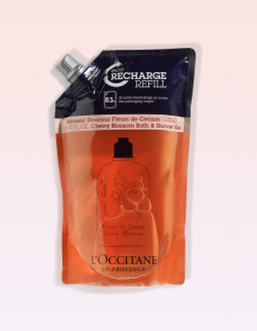 Shop L'Occitane Cherry Blossom Bath & Shower Gel Refill at Fresh Beauty Co.