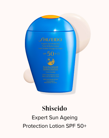 Fresh Beauty Co. How to Transition Your Skincare From Winter to Spring Shiseido Expert Sun Ageing Protection Lotion Plus WetForce For Face & Body SPF 50+