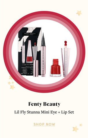 Fenty Beauty by Rihanna Lil Fly Stunna Mini Eye + Lip Set (1x Liquid Eyeliner, 1x Stunna Lip Paint) 2pcs