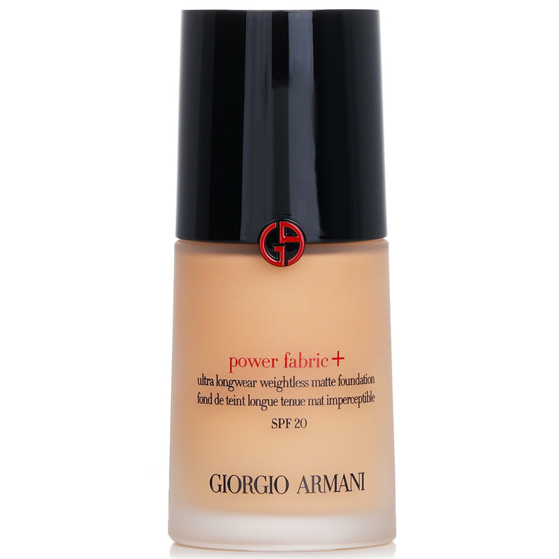 Giorgio Armani Power Fabric+ Ultra Longwear Weightless Matte Foundation SPF  20 - # 4 30ml/1oz – Fresh Beauty Co.