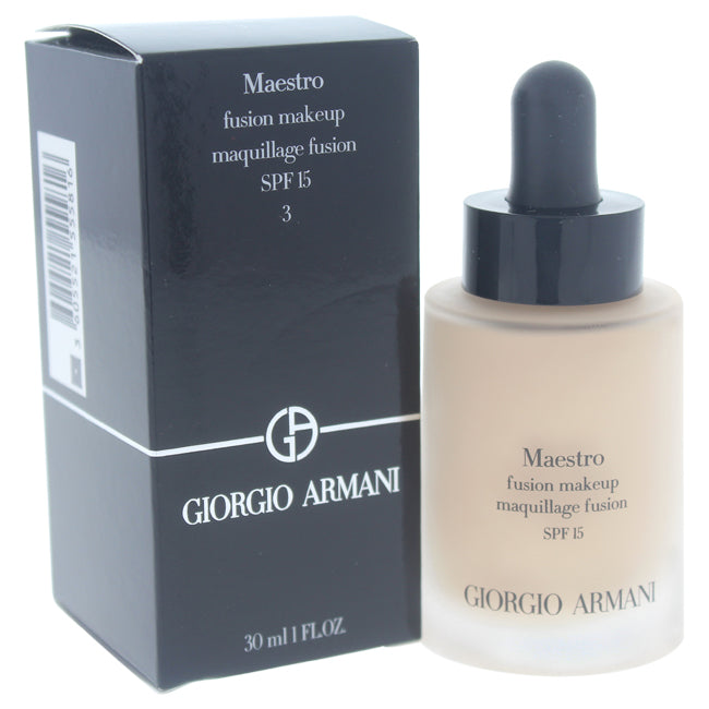 Giorgio Armani Maestro Fusion Makeup SPF 15 - 3 Fair-Neutral by Giorgio  Armani for Women - 1 oz Foundation – Fresh Beauty Co.