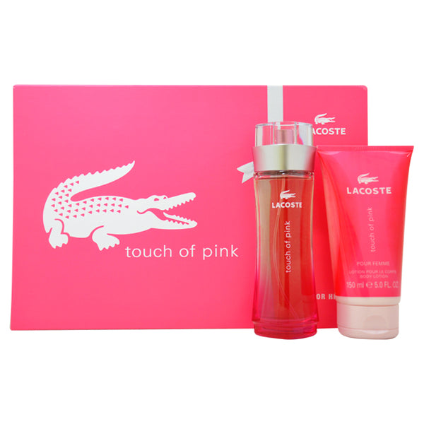 lacoste pink gift set