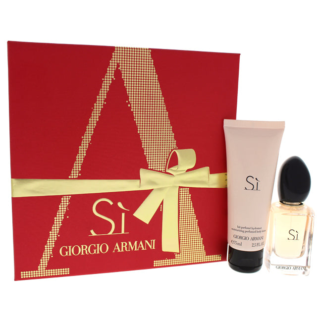 Giorgio Armani Giorgio Armani Si by Giorgio Armani for Women - 2 Pc Gift  Set 1oz EDP Spray,  Moisturizing Perfumed Body Lotion – Fresh Beauty  Co.