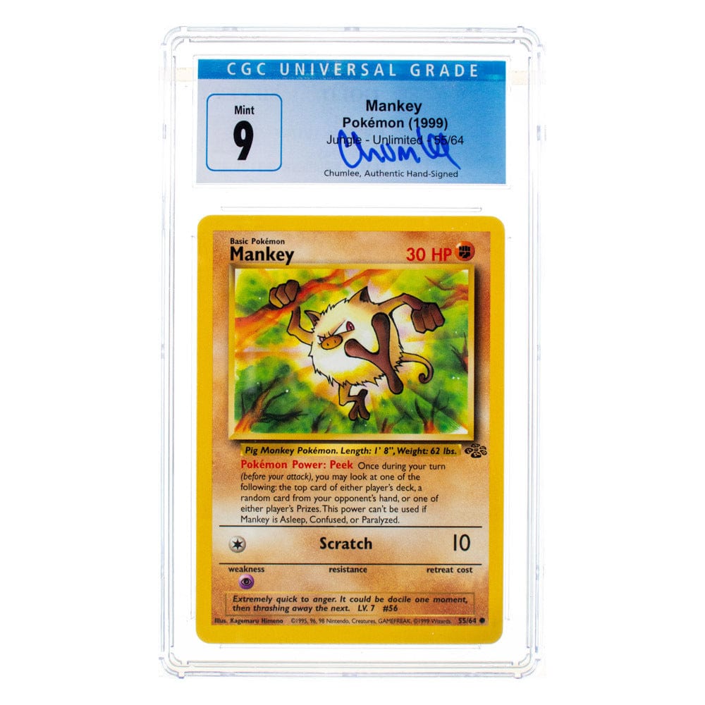 1999 Mankey Pokémon Jungle Unlimited 55/64