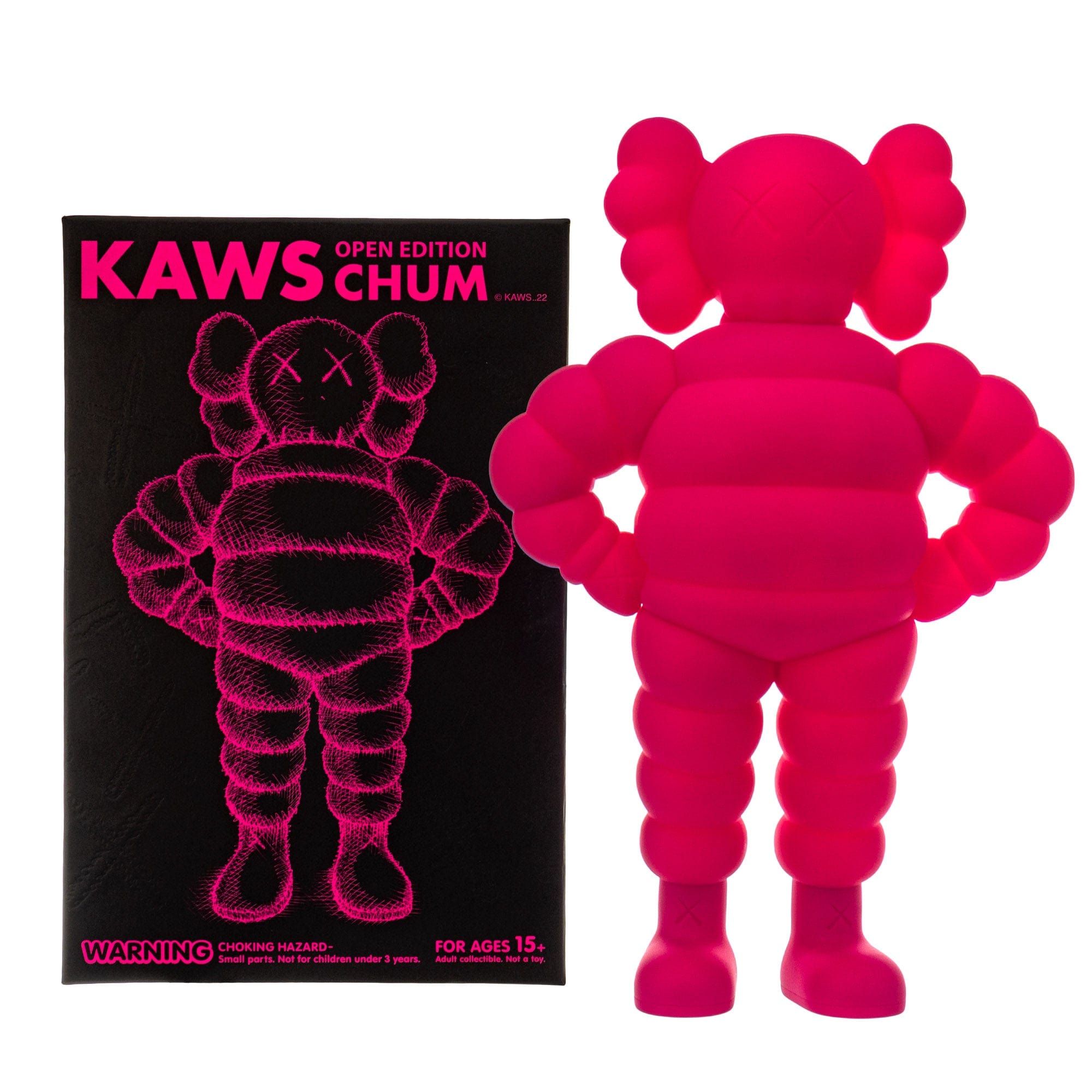 KAWS; Chum Vinyl Figure Pink – Gold & Silver Pawn Shop