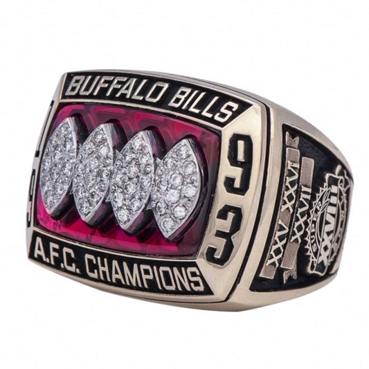 Denver Broncos 1989 AFC Championship Ring – Gold & Silver Pawn Shop