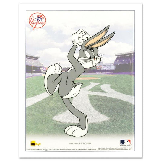 Warner Bros Bugs Bunny Ny Yankees Baseball Animation