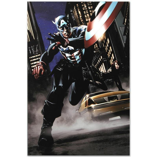 Marvel Art; Captain America #1 – Gold & Silver Pawn Shop