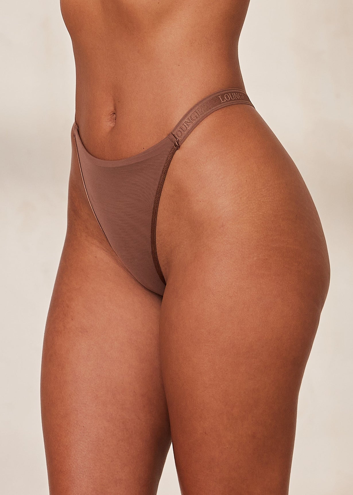 Rasende kandidat kontakt Smooth Mesh G-streng - Kastanjefarvet – Lounge Underwear
