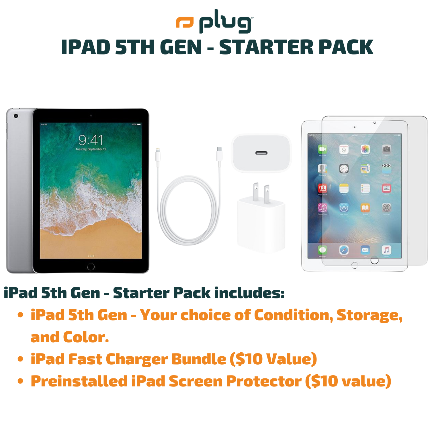 Image of iPad 5th Gen (9.7") Starter Pack