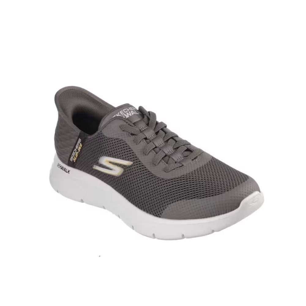 Tenis Hombre Skechers Slip Ins Hands Up - Gris