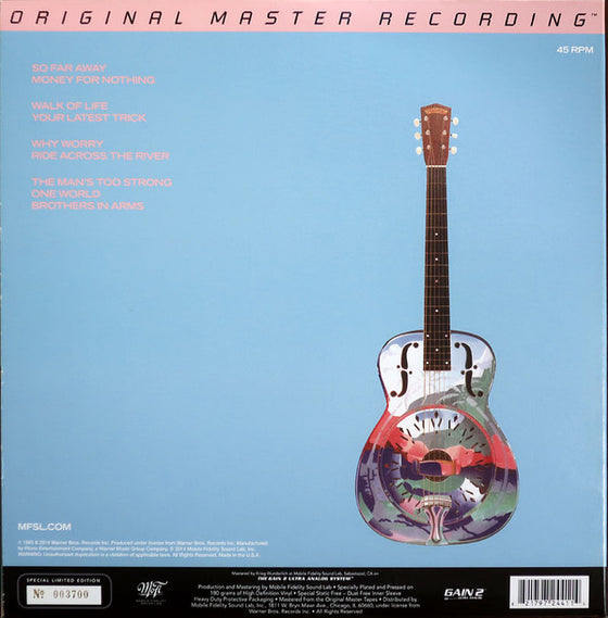 Dire Straits - Brothers Arms (2LP, Ultra Analog, Half-speed – AudioSoundMusic