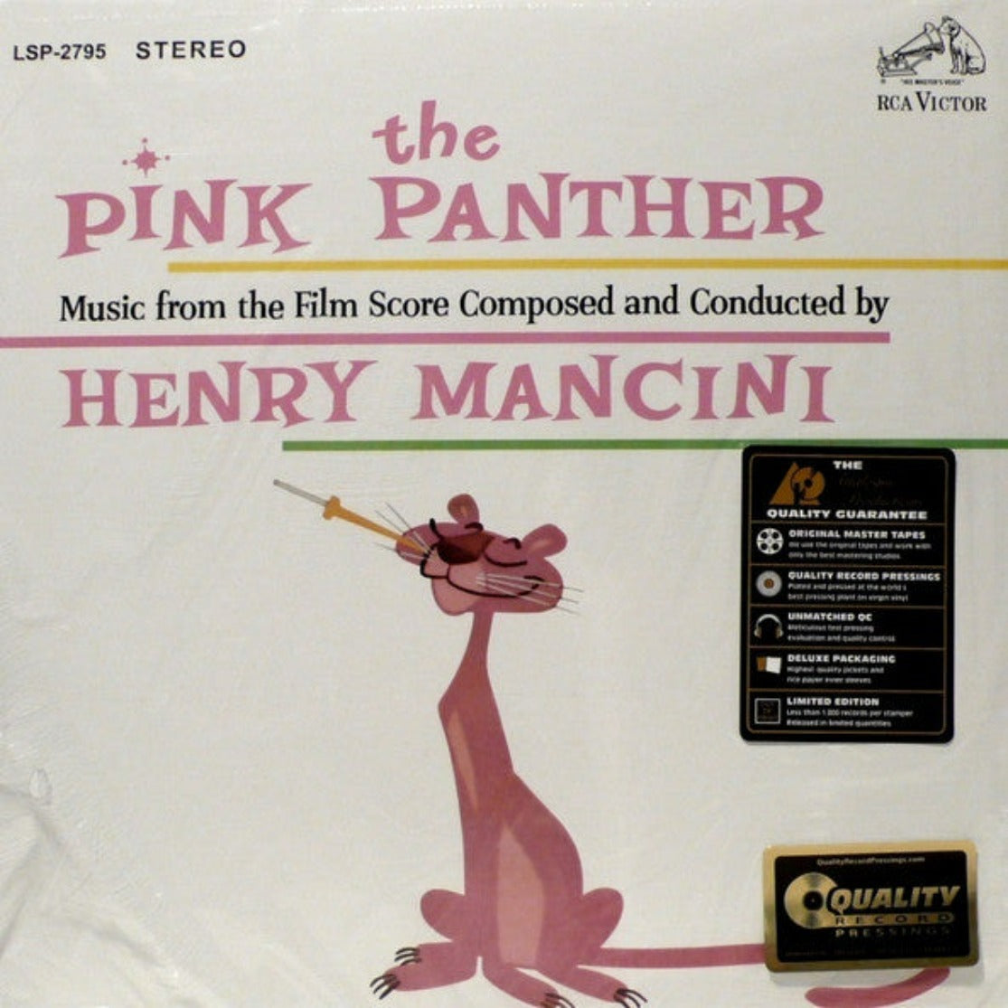 Henry mancini the pink panther. Розовая пантера винил. Розовая пантера pdf score.