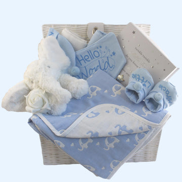 Luxury Baby Boy Gift Basket - Mio Bambino – Bonjour Baby Baskets - Luxury  Baby Gifts