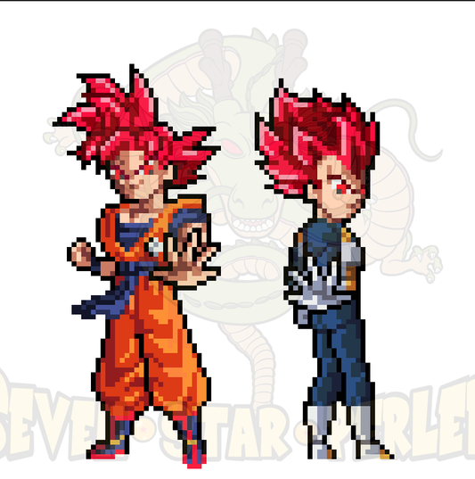 Super Saiyan Blue Evolution Vegeta Sticker – sevenstarperlers