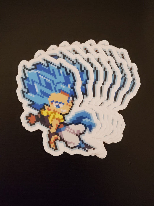 Super Saiyan Blue Evolution Vegeta Sticker – sevenstarperlers