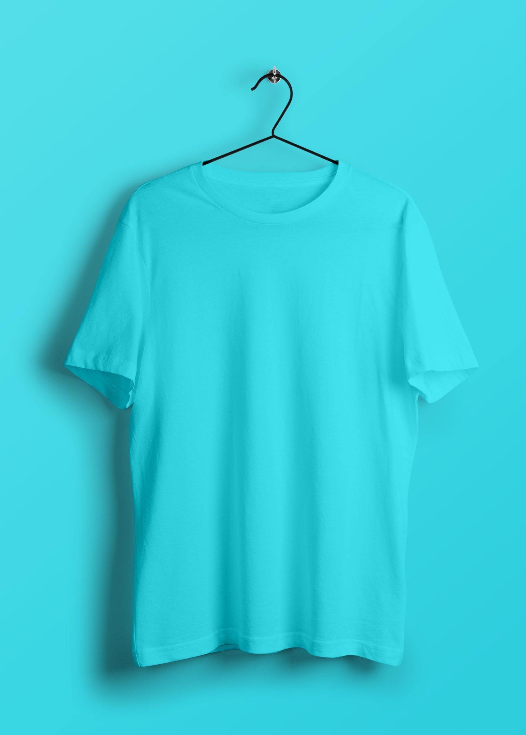 blue color t shirt