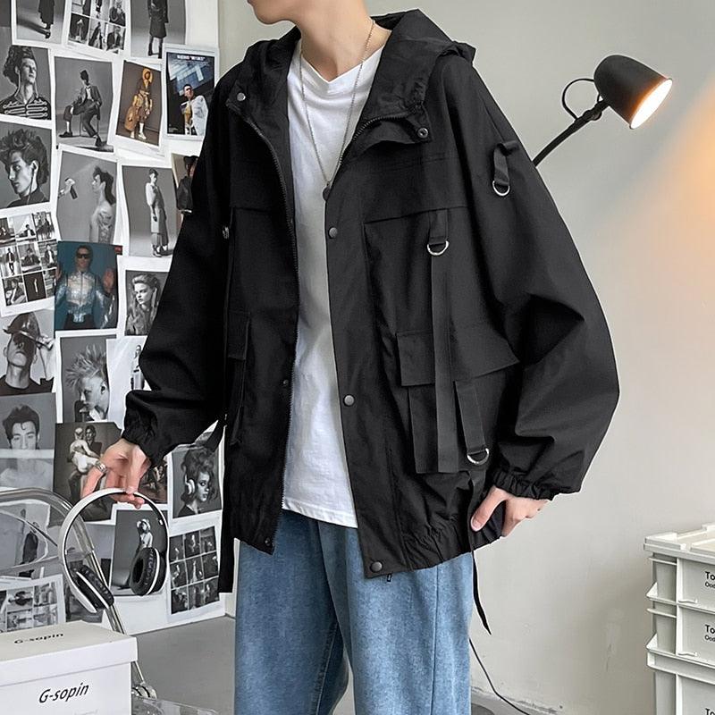 Casual Windbreaker Overcoat Jacket – SEOUL STYLEZ
