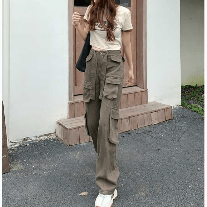 Girl'S cargo pants / ACUBI / Y2K – SEOUL STYLEZ