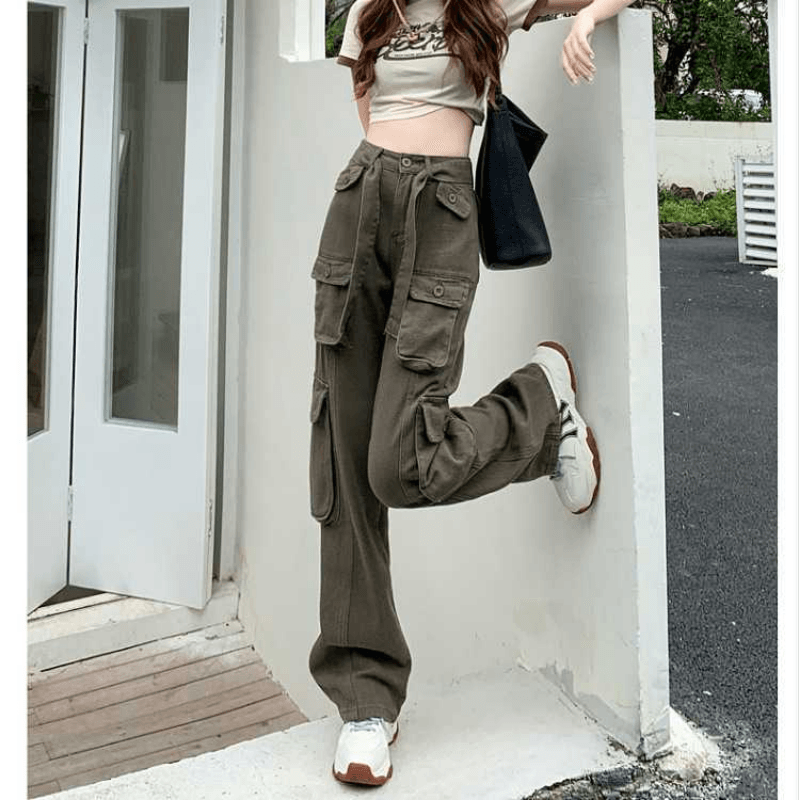 Girl'S cargo pants / ACUBI / Y2K – SEOUL STYLEZ