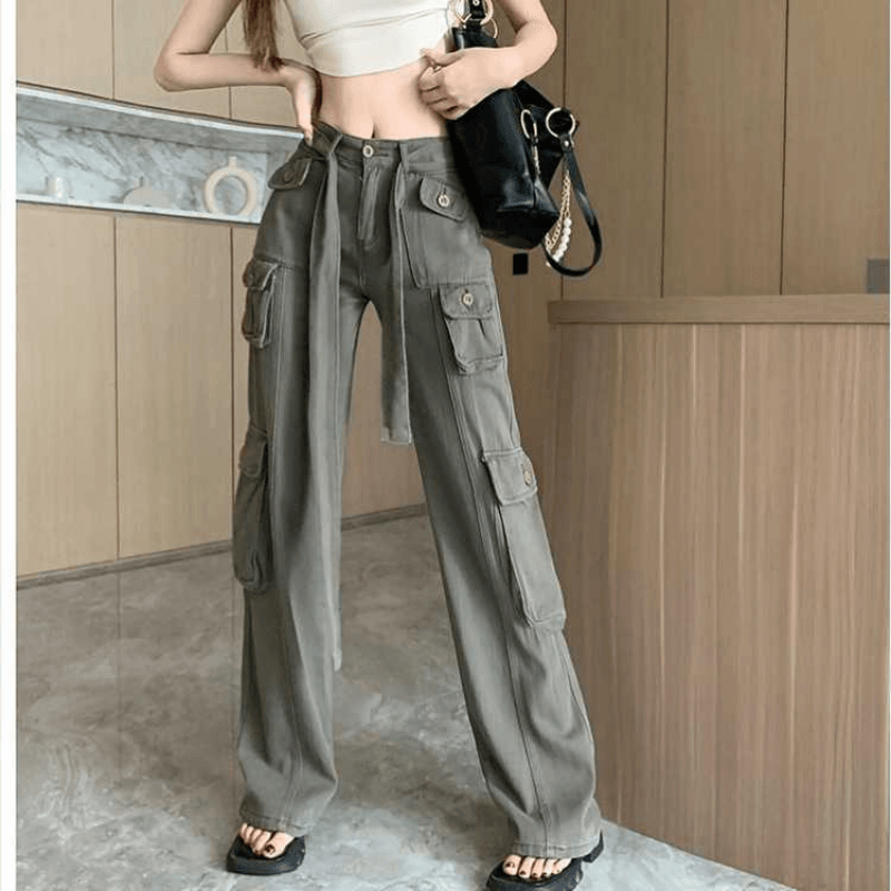Girl'S cargo pants / ACUBI / Y2K – SEOUL STYLEZ