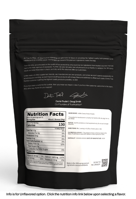 Alfalfa Protein 1lb - All Natural Grass Based Powder