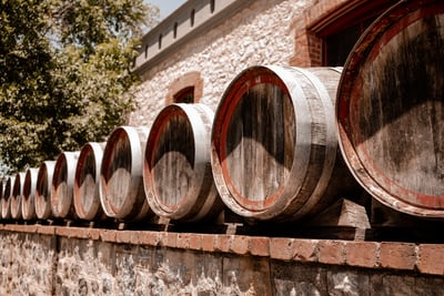 Rosé Wine age storage barn yard