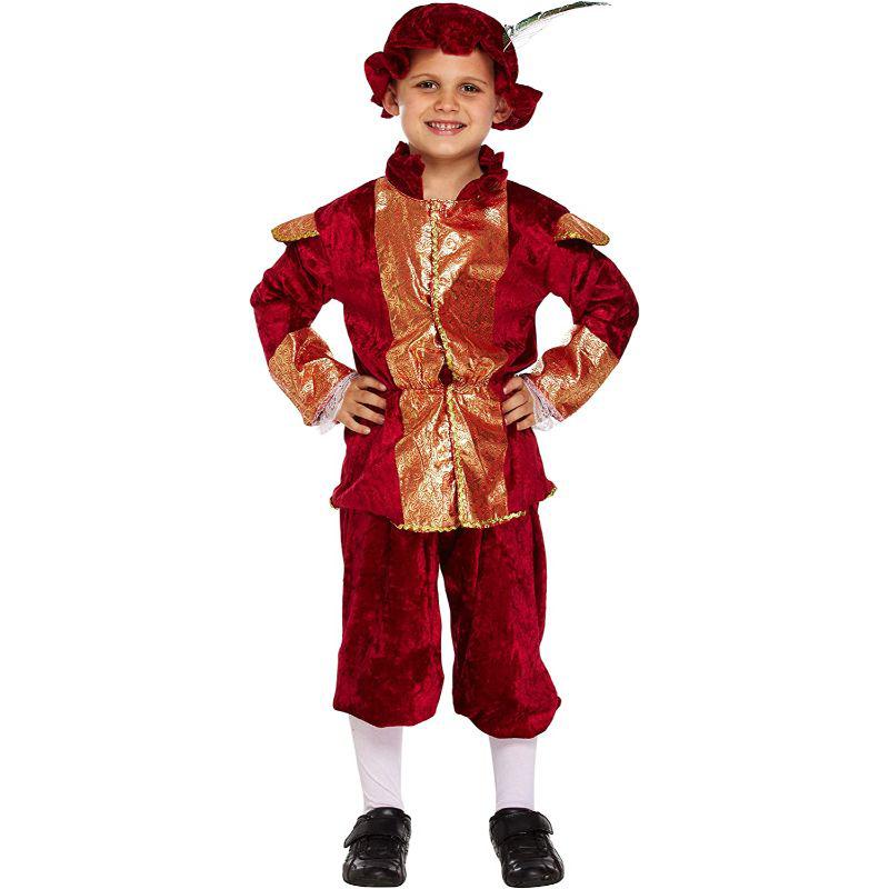 Henbrandt Tudor Boy Historical Boy's Fancy Dress Costume - The Online ...