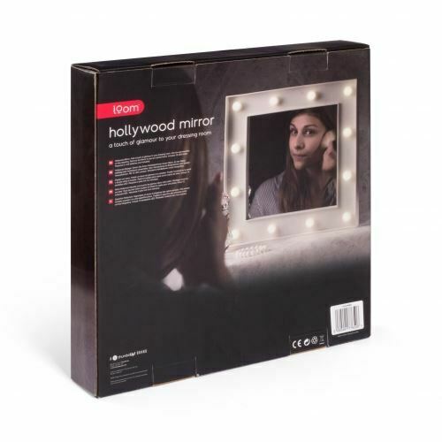 Hollywood Mirror Frees Standing Or Wall Mounted With 12 LED Bulbs
