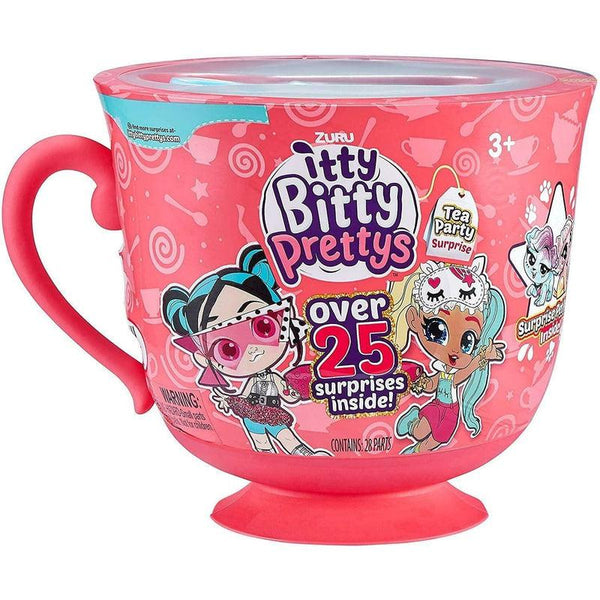 Itty Bitty Prettys Tea Party Surprise Large Tea Cup Playset With Dolls