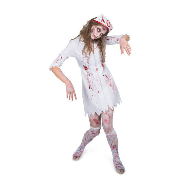 Karnival Zombie Night Nurse Women's Halloween Fancy Dress Costume - The  Online Toy Store