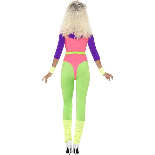 Ladies 80s Work Out Neon Fitness Instructor Dancer Fancy Dress Costume -  The Online Toy Store
