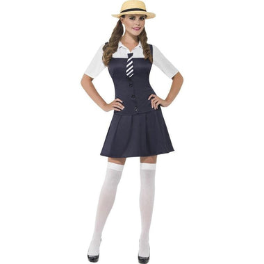 Smiffy's Women's Scrub Nurse Costume with Dress Mock Apron and