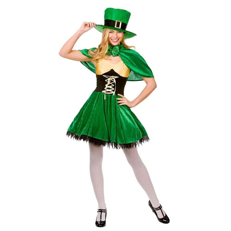 Lucky Leprechaun Ladies Costume Irish St Patricks Day Fancy Dress Outf -  The Online Toy Store