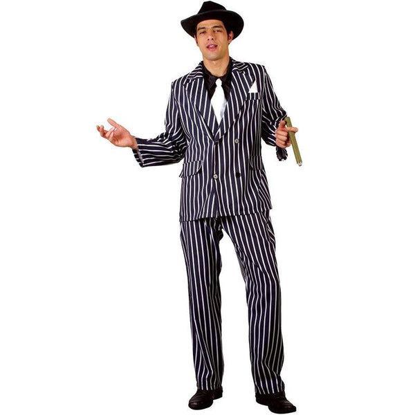 Mens Godfather Gangster Costume 1920s Mafia Boss Adult Fancy Dress Out -  The Online Toy Store