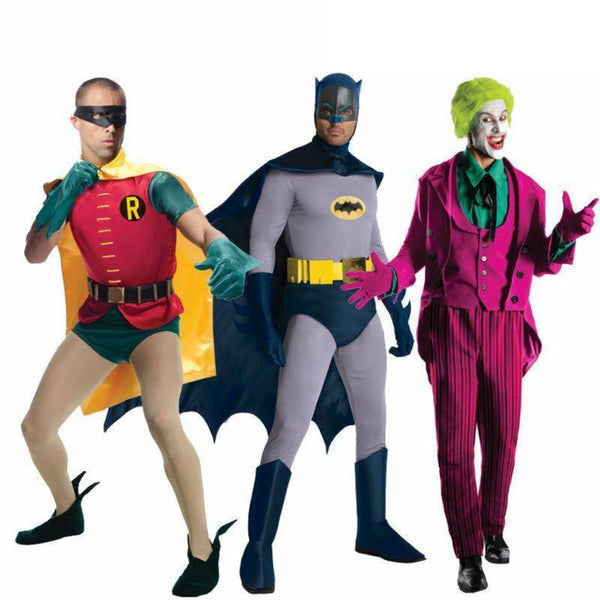 Mens Grand Heritage Batman Fancy Dress Superhero Character Adults Cost -  The Online Toy Store