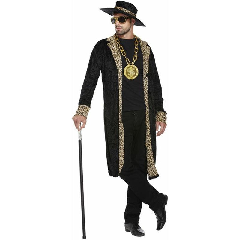 Mens Pimp Fancy Dress Costume 60s 70s Retro Big Daddy Rapper Gangster - The  Online Toy Store