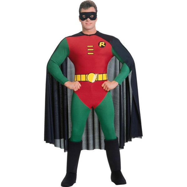 Mens Traditional Robin Costume Superhero Batman Adult Fancy Dress Outf -  The Online Toy Store