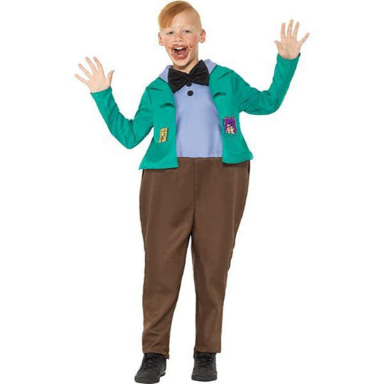 Child Licensed WILLY WONKA Fancy Dress Costume Roald Dahl Day TV Film  School Day